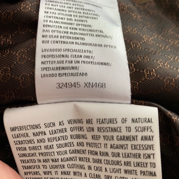 Gucci Kid’s Leather Jacket Authentic - Picture 14 of 16